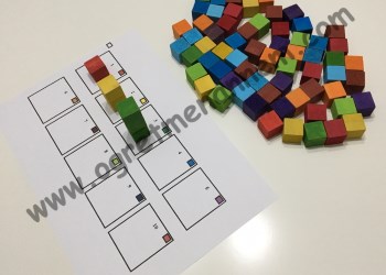 Ahşap Küpleri Dizme