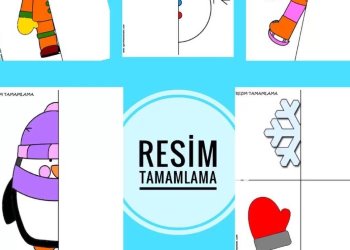 Kış Mevsimi Resim Tamamlama